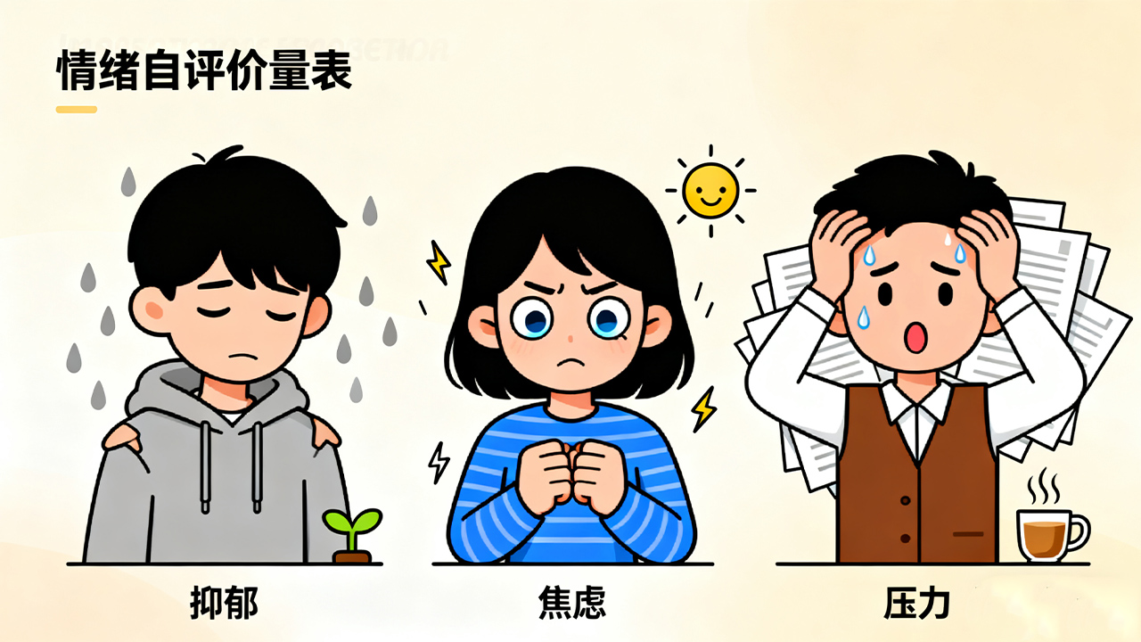 DASS-21在线测评：快速评估抑郁焦虑压力水平